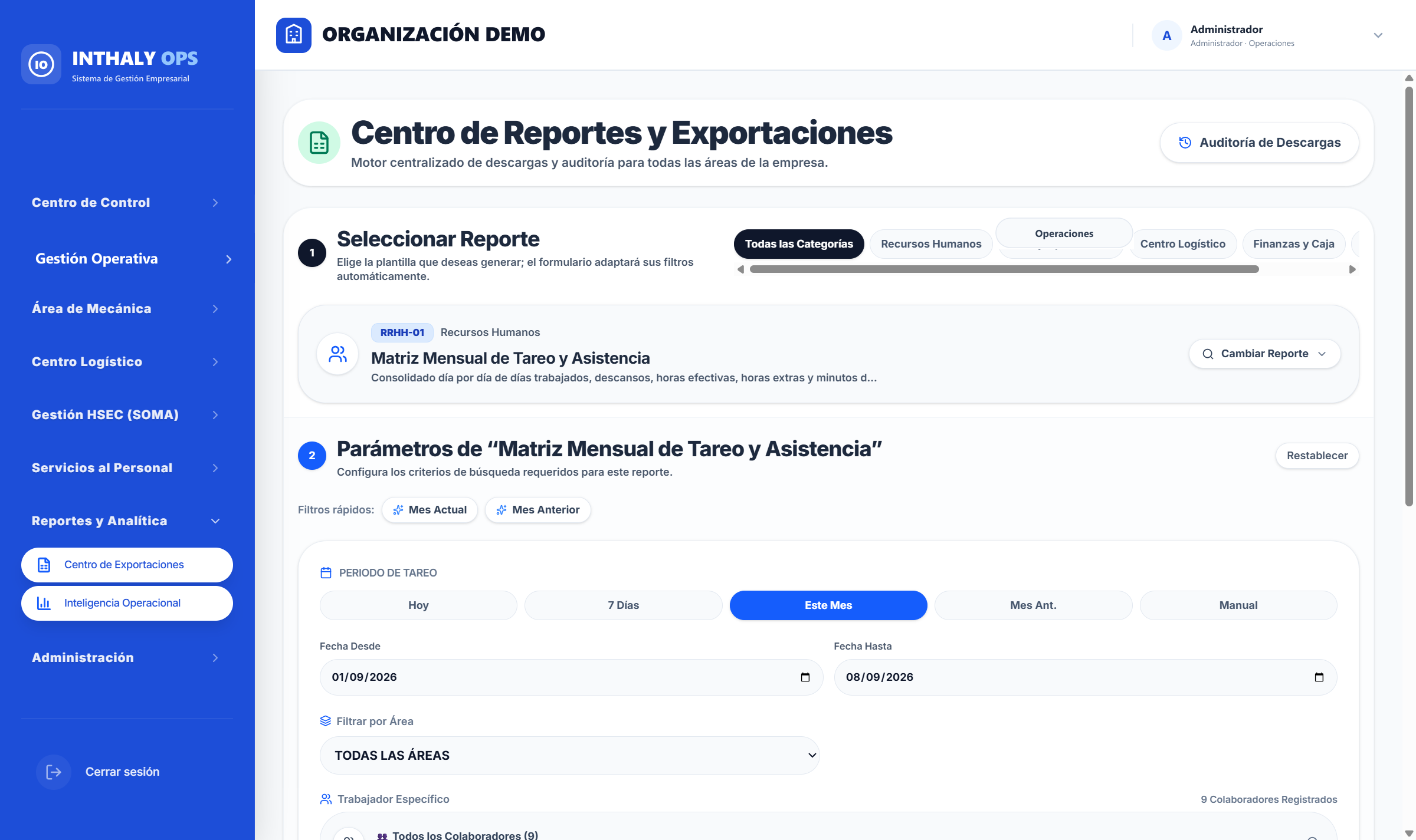Reportes y Analítica